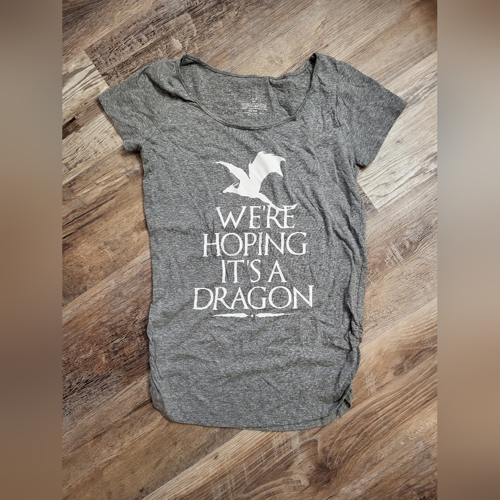 Maternity Game of Thrones themed t-shirt